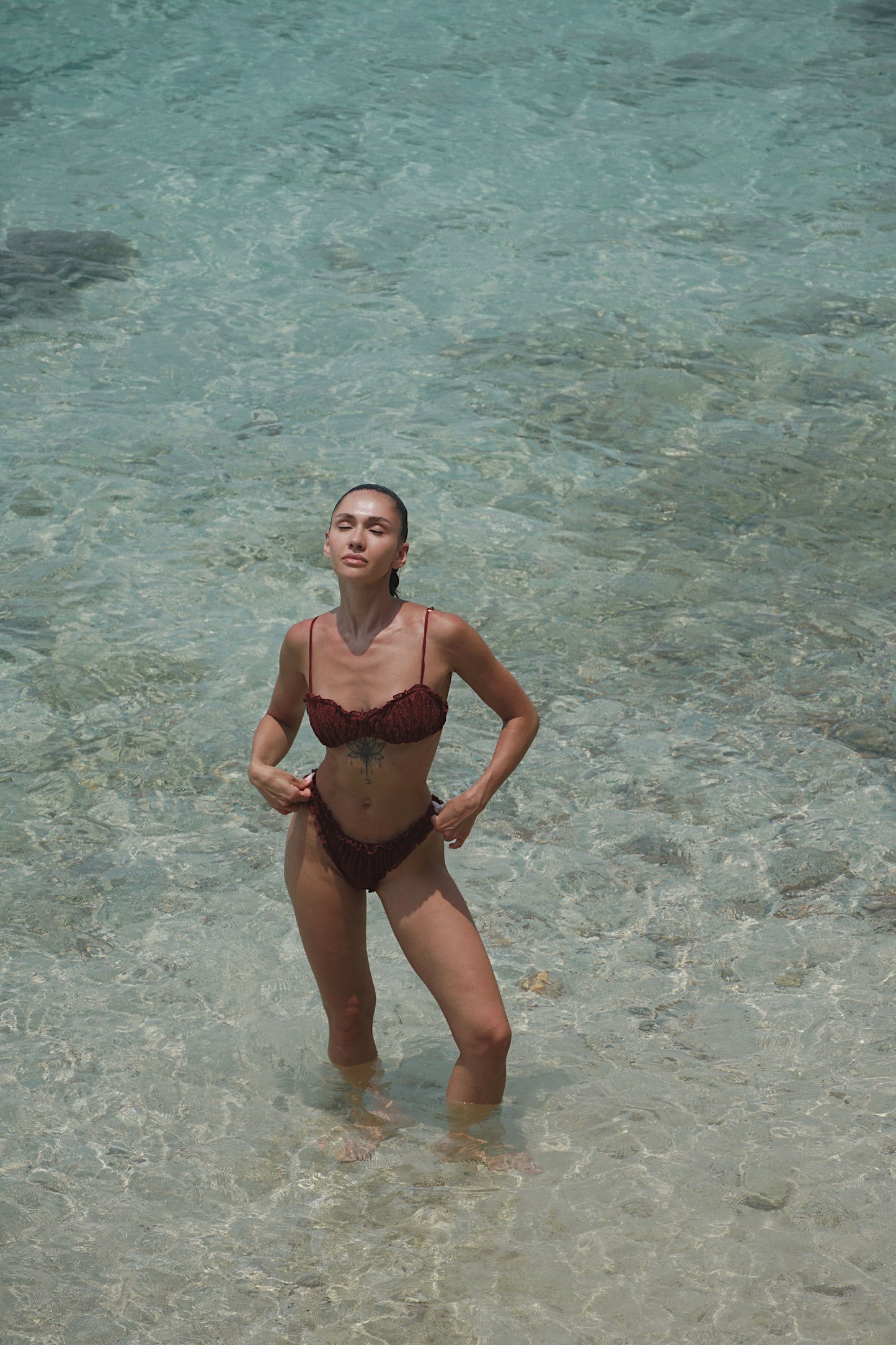 ALAMEA | Burgundy Bikini