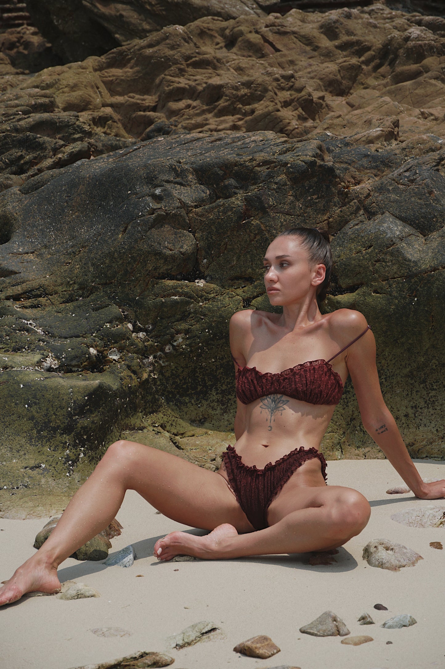 ALAMEA | Burgundy Bikini