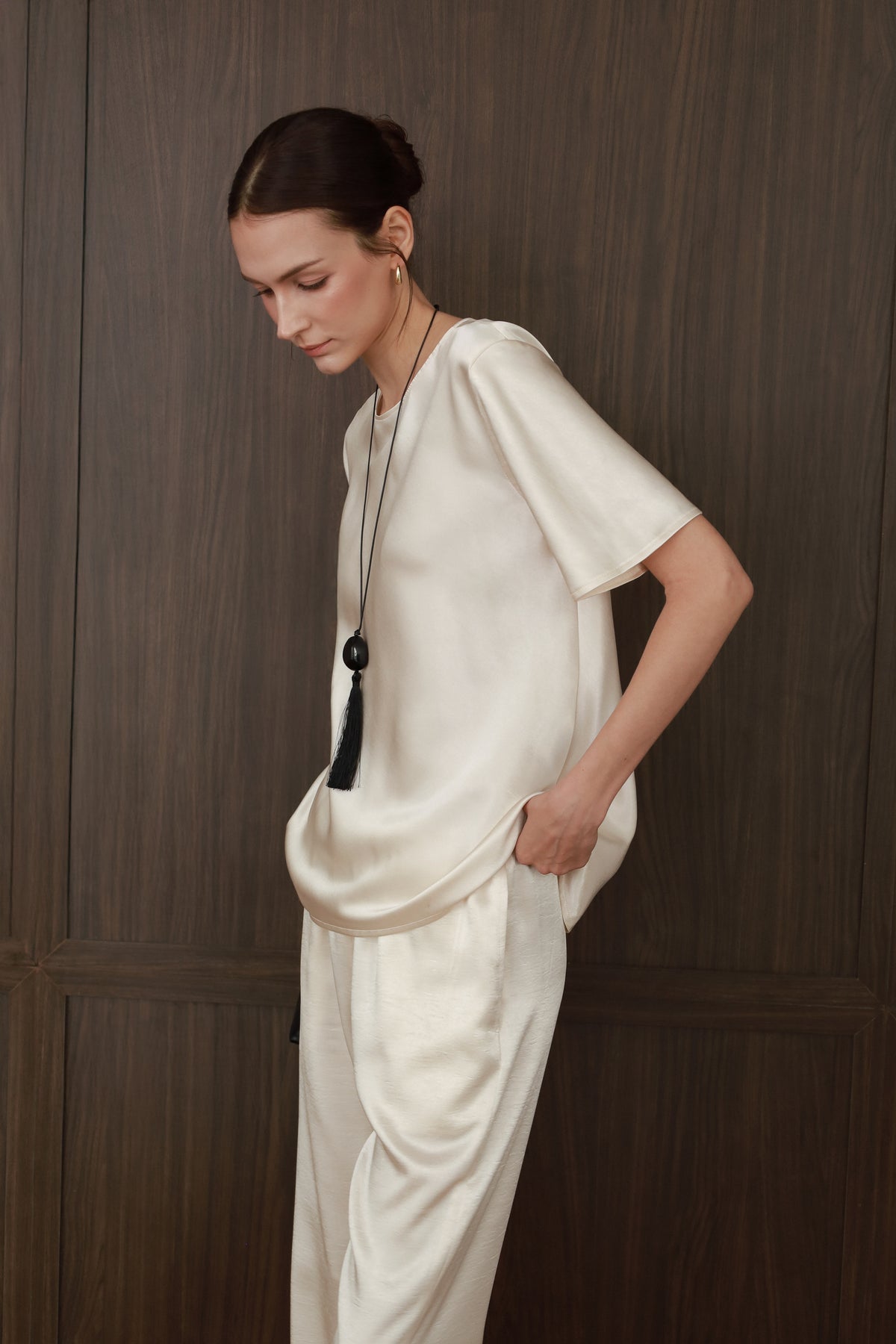 LOU LOU | Basic Silk Top