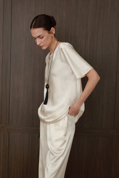LOU LOU | Basic Silk Top