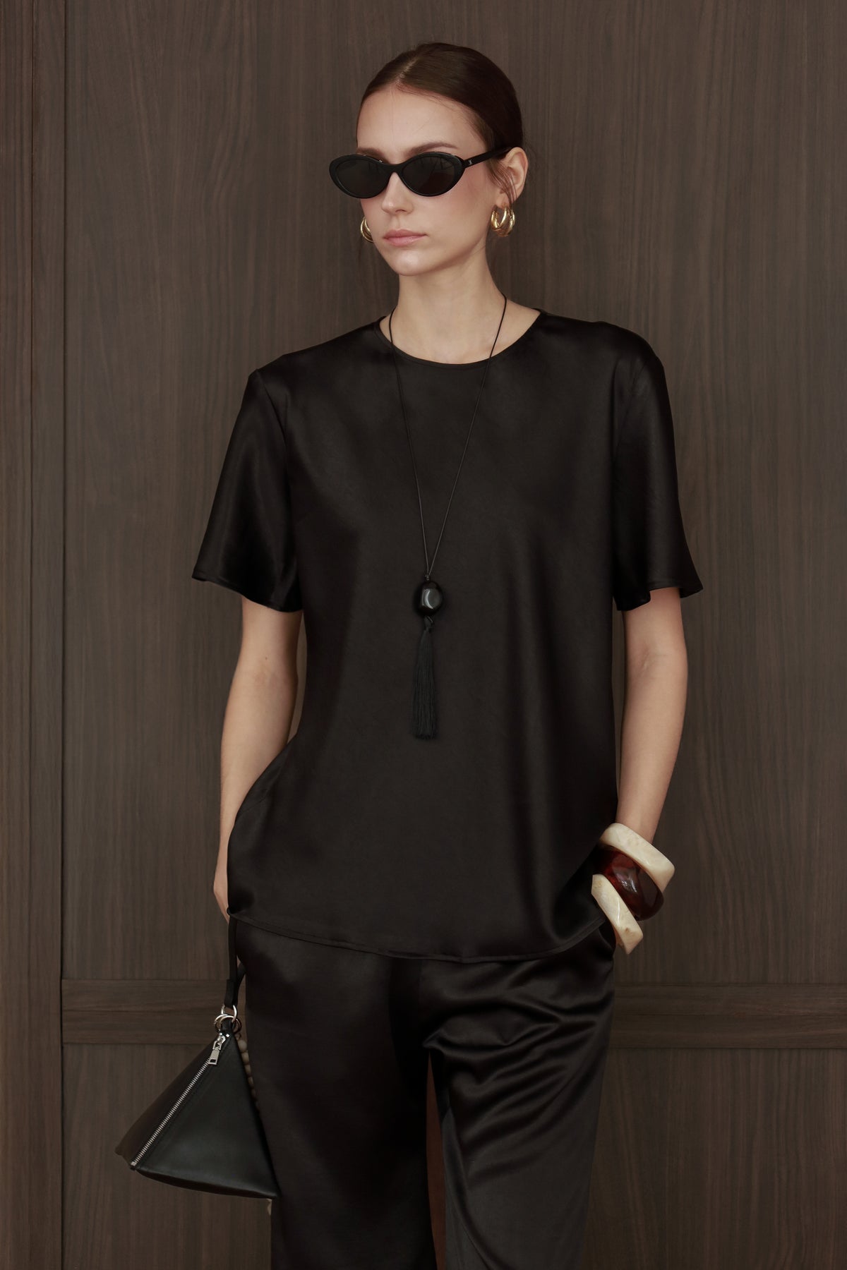 LOU LOU | Basic Silk Top